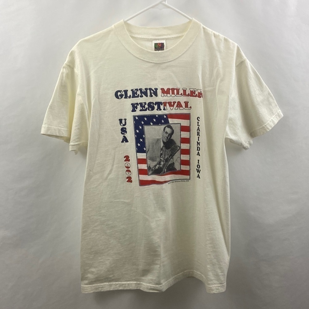 Vintage Glenn Miller Festival 2002 USA Clarinda Iowa Size Large T Shirt - Picture 1 of 7
